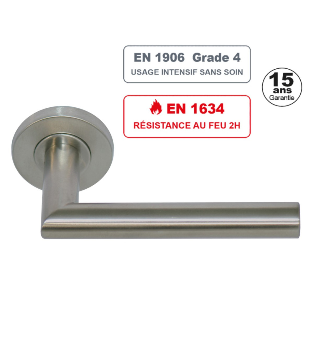 Puxador de porta ALTESSE em inox 304 Grau 4 resistente ao fogo