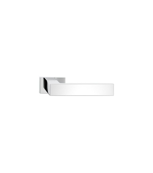 Puxador de porta cromado polido Focus design
