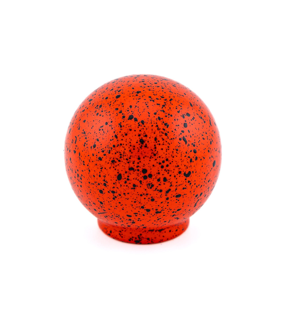 Botão de móvel em madeira de faia vermelho e preto Misto