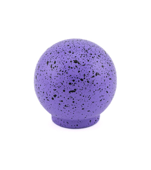 Botão de móvel em madeira de faia violeta e preto Mistura