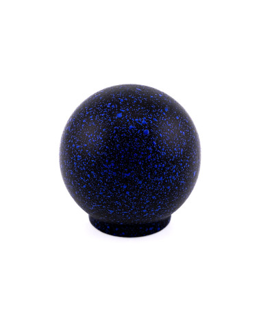 Botão de móvel em madeira de faia preto e azul profundo Mistura