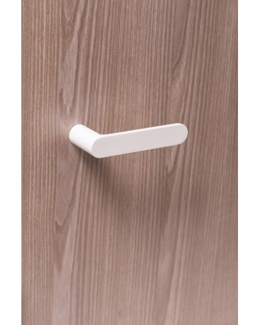 Puxador de porta branco sem placa VERUM Pure, design minimalista 2022 - puxador design