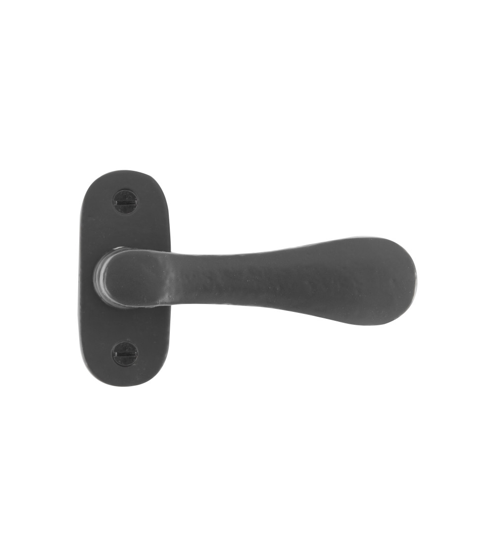 Puxador de porta retro - industrial em ferro 289 oval - puxador design
