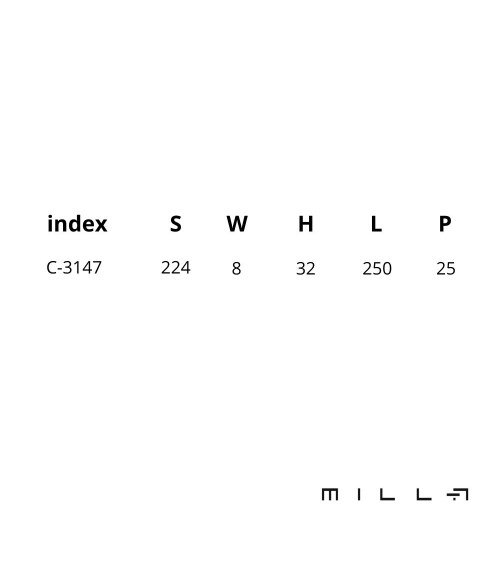 Puxador de móvel em cromo polido LEFT FIELD puxador design