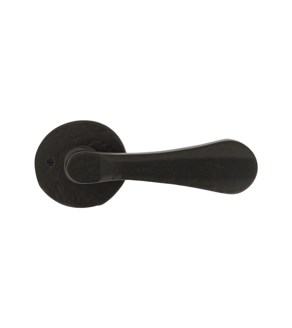 Puxador de porta preto em ferro 289 - puxador design