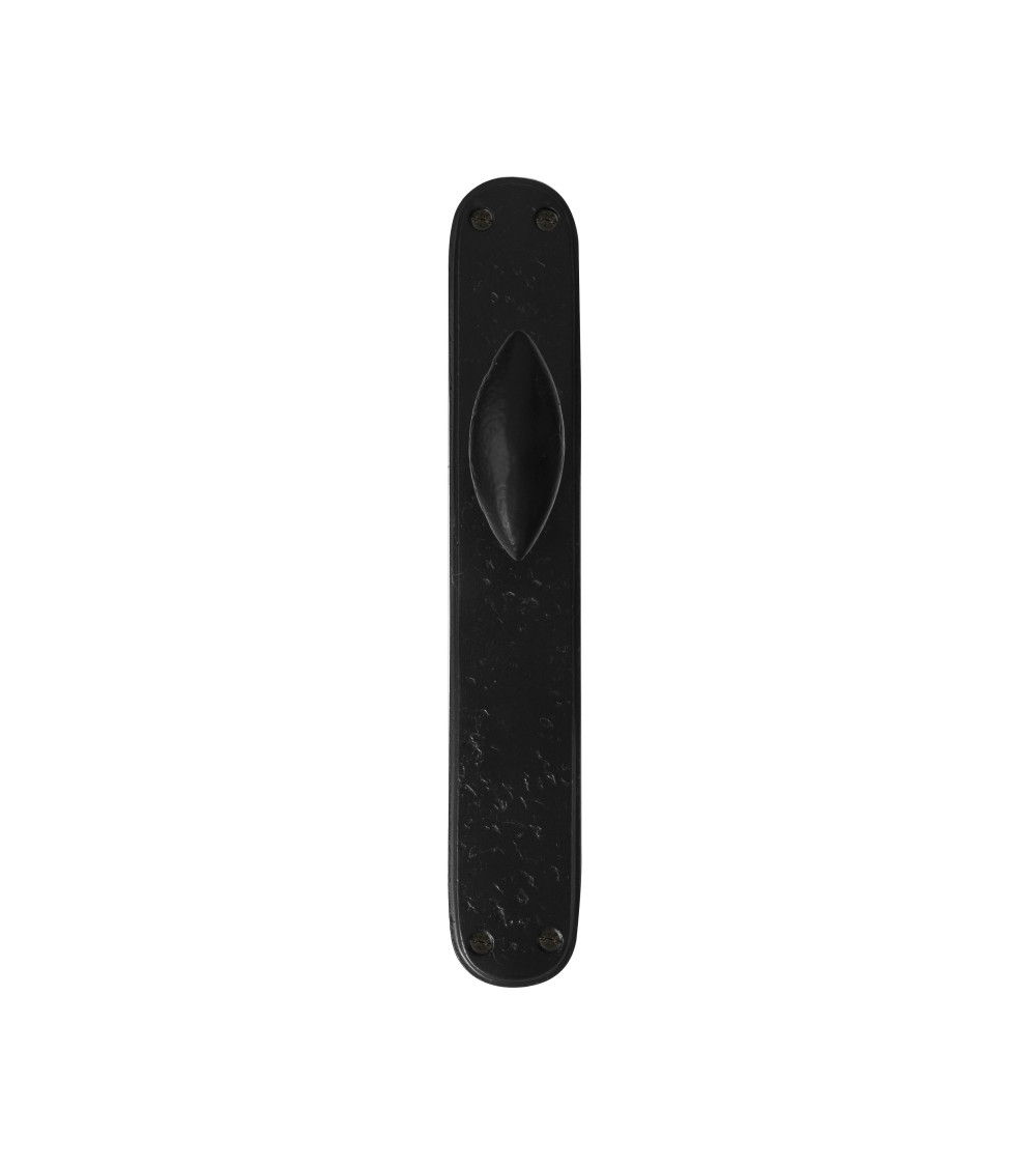 Puxador de porta preto em ferro 254 - puxador design