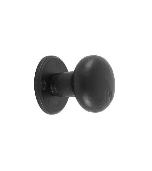PAR BOTÃO DE PORTA PHR /50 FERRO ENVELHECIDO - PRETO (VO) 45mm