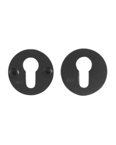 CONJUNTO ESCUDO DE SEGURANÇA /50 FERRO ENVELHECIDO - PRETO (VO)