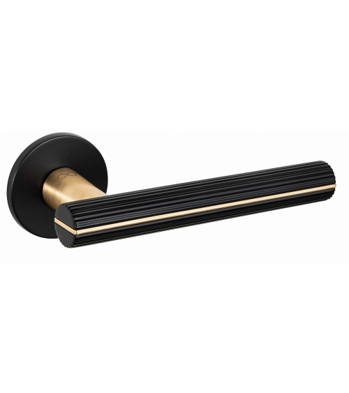 Puxador de porta preto Capri
