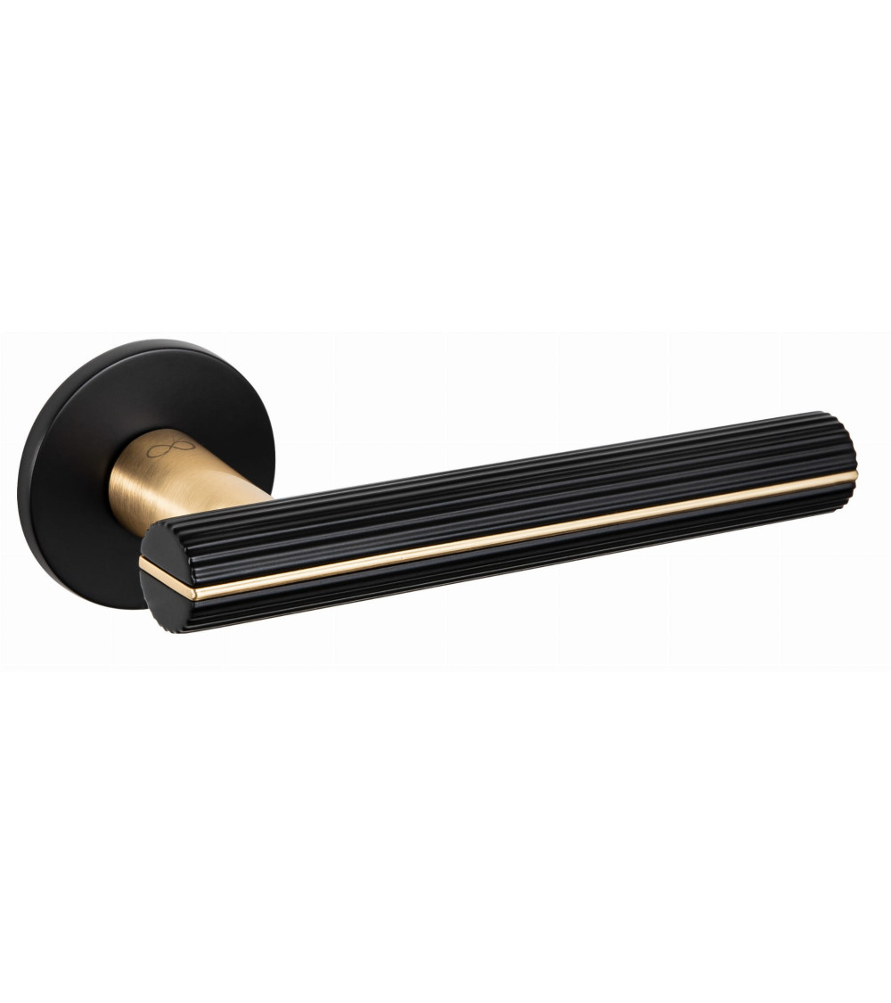 Puxador de porta preto Capri