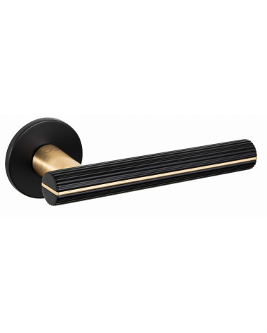 Puxador de porta preto Capri