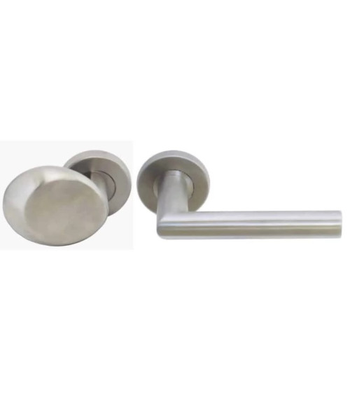 Conjunto de puxadores de patamar em inox para uso intensivo - modelo Altesse/Amande