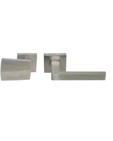 Conjunto de puxadores de patamar em inox para uso intensivo - modelo Altesse/Thor