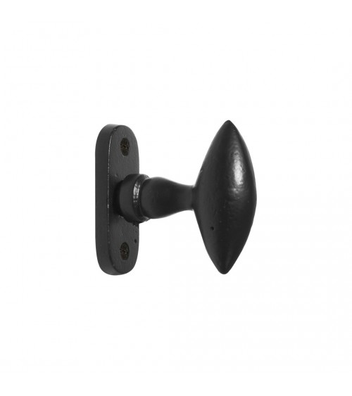 Puxador de porta preto em ferro 254 - puxador design