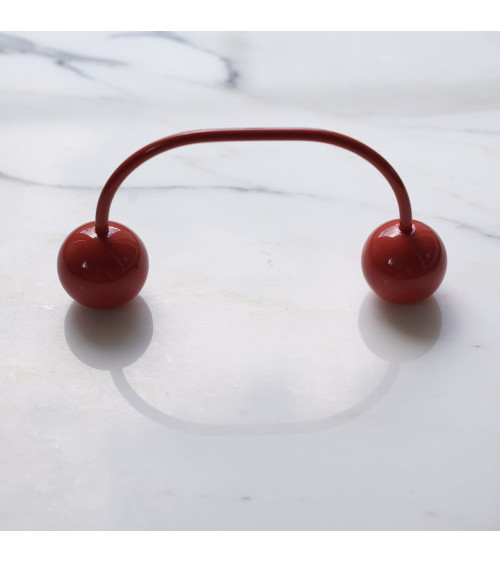 Puxadores de móvel em latão 10 VERMELHO