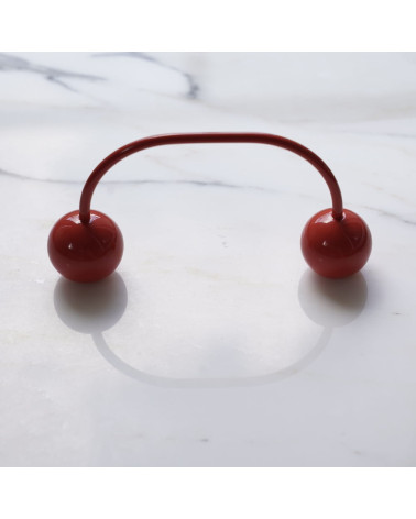 Puxadores de móvel em latão 10 VERMELHO