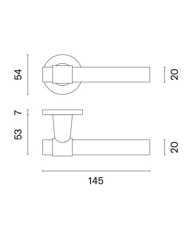 Puxadores de porta tendência BELLISA
