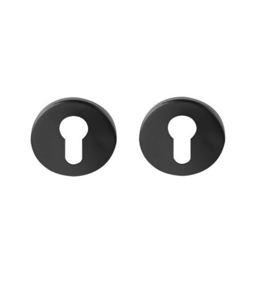 Escudo de porta chave de cilindro para Formani Basics preto