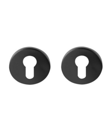 Escudo de porta chave de cilindro para Formani Basics preto