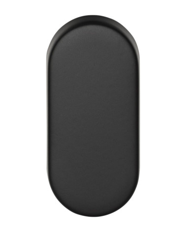 Escudo de porta oval cego para Formani Basics preto