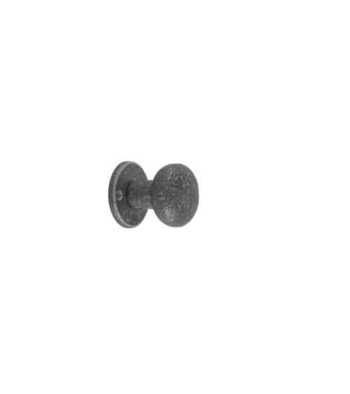 PAR BOTÃO DE PORTA PHR /50 FERRO ENVELHECIDO - PRETO (VO) 45mm