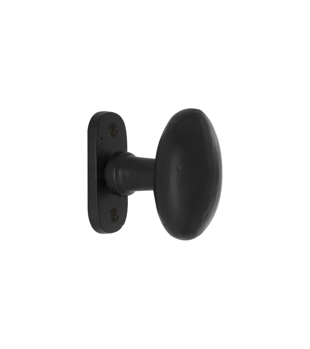 Botão de porta cromado em ferro 1020 - puxador design