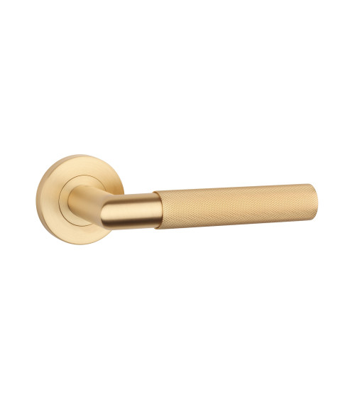 Puxador de porta dourado mate OVAL 1742 puxador design