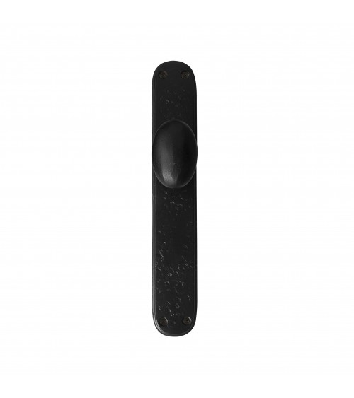 Puxador de porta preto em ferro 1018 - puxador design