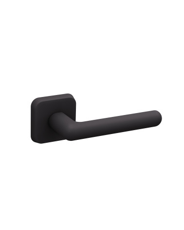 Puxador de porta NOX quadrado preto mate design