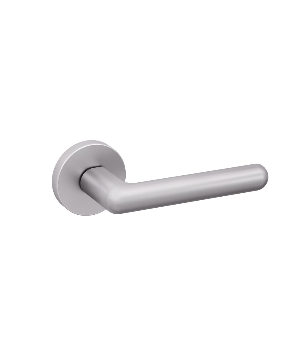 Puxador de porta cromo acetinado NOX ferragens design