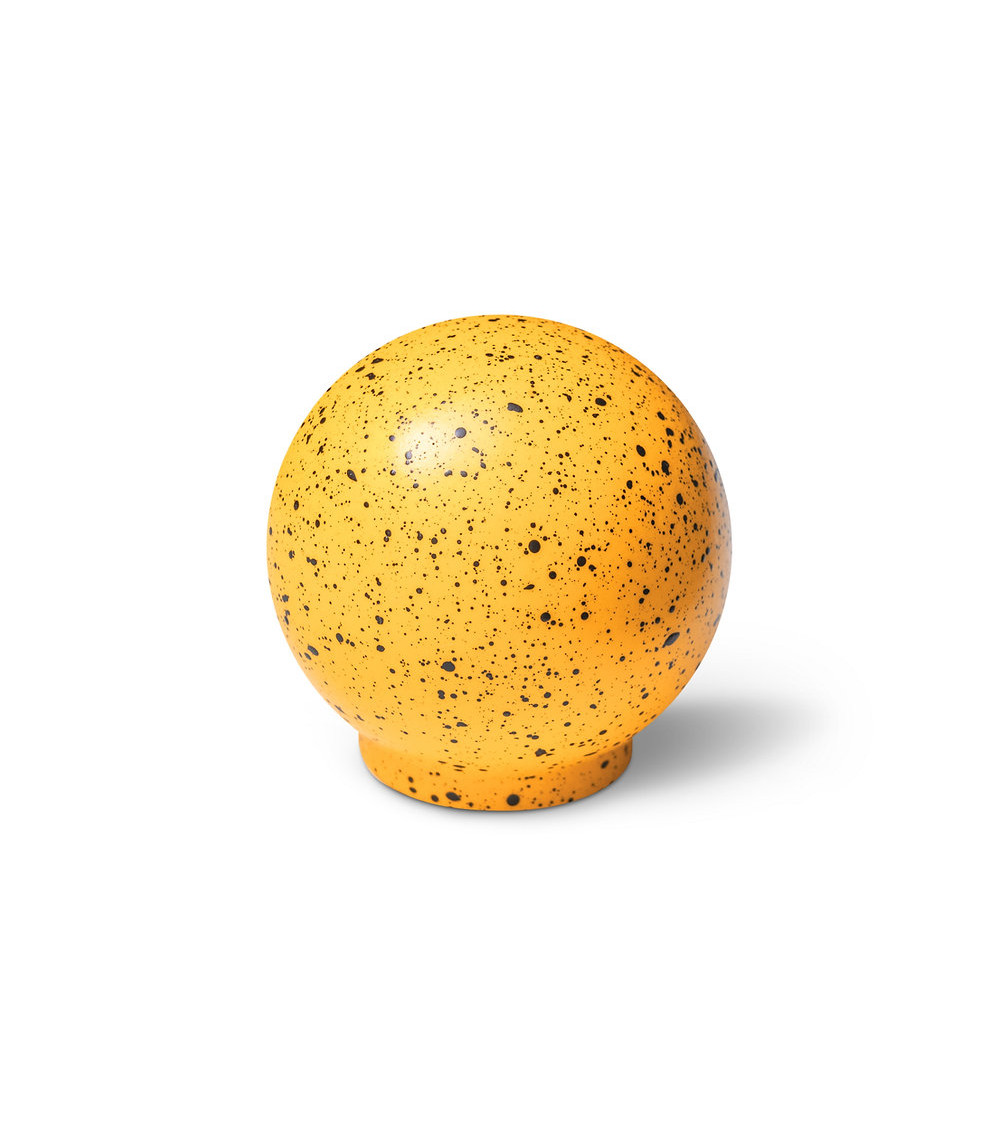 Botão de móvel em madeira de faia Amarelo Misto