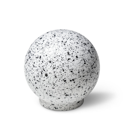 Botão de móvel em madeira de faia Branco e preto Mistura
