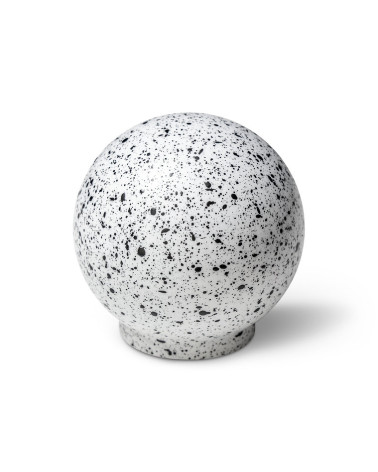 Botão de móvel em madeira de faia Branco e preto Mistura