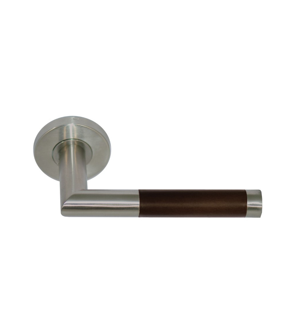 puxador de porta aspeto madeira escura