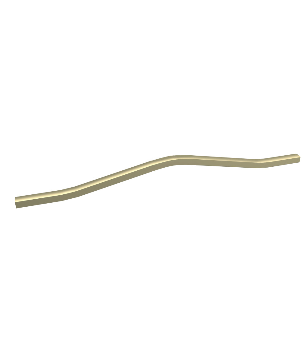 Puxador de móvel anodizado dourado APRO-1 puxador design