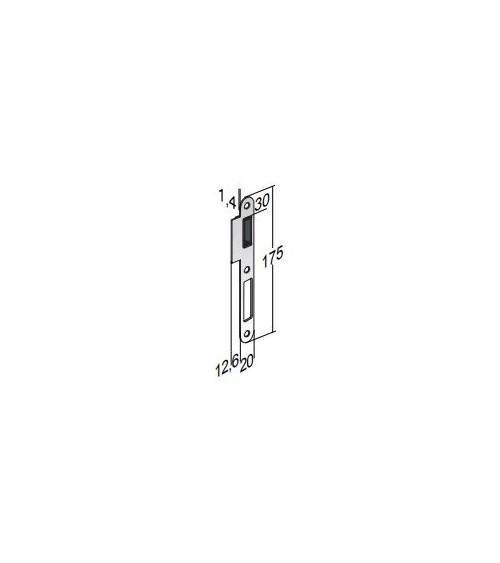 Caixilho de dormência para fechadura magnética CLE I - puxador design