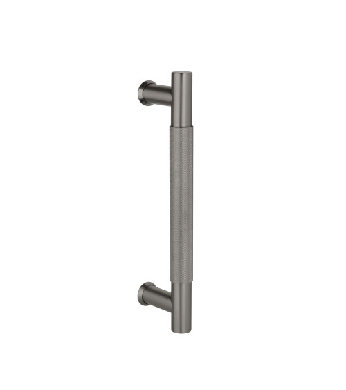 Puxador simples texturado para porta 1770 acabamento antracite design