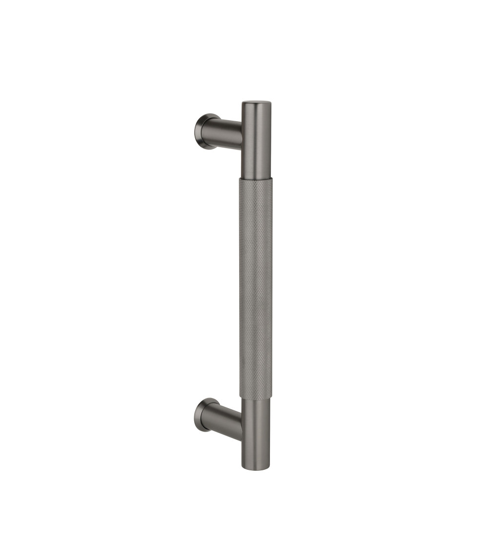 Puxador simples texturado para porta 1770 acabamento antracite design