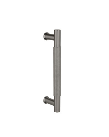 Puxador simples texturado para porta 1770 acabamento antracite design