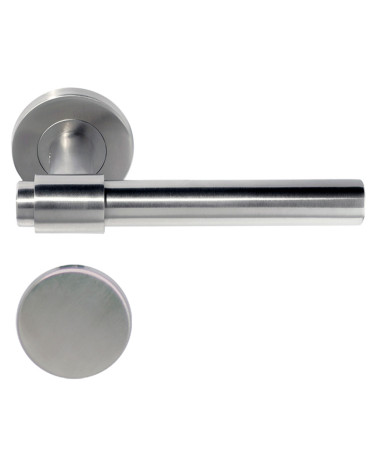 Puxador de porta IRATY inox escovado mate, Grau 3 uso intensivo