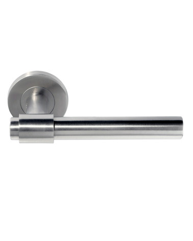 Puxador de porta IRATY inox escovado mate, Grau 3 uso intensivo