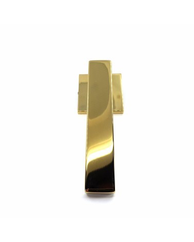 Puxador de porta cor ouro polido WARNA puxador design vista de trás