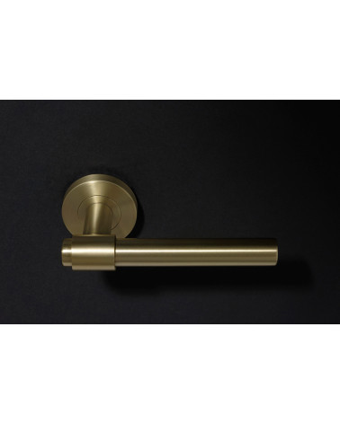 Puxador Iraty Dourado Acetinado PVD Grau 3
