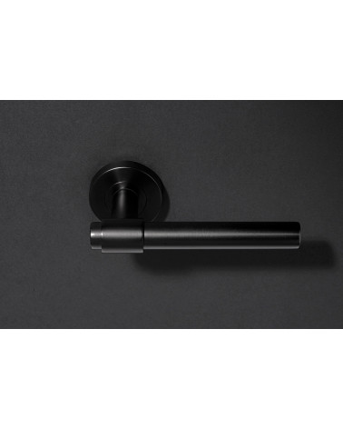 Puxador de porta IRATY preto PVD