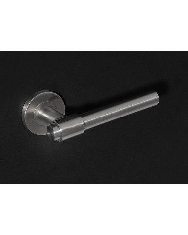 Puxador de porta IRATY inox escovado mate, Grau 3 uso intensivo