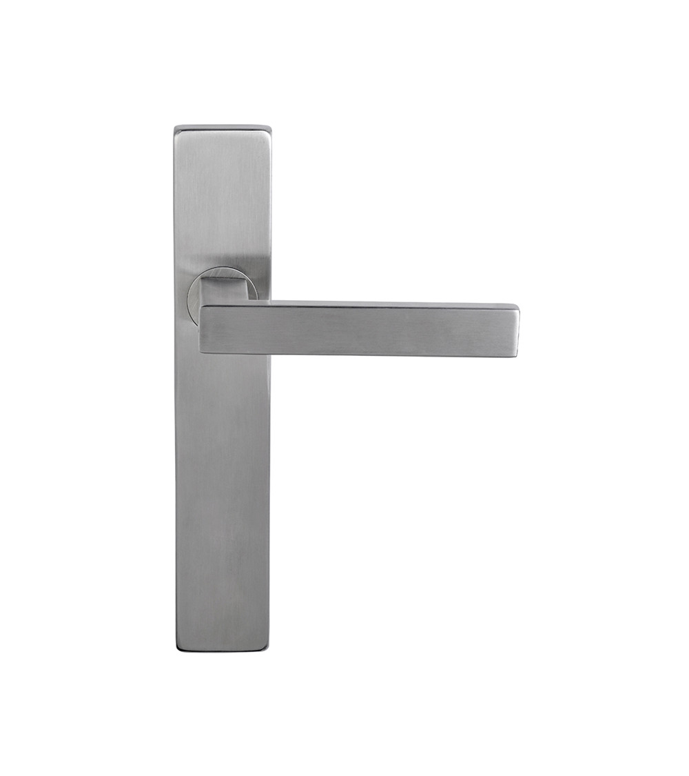 Puxador Majestea inox em placa retangular BDC