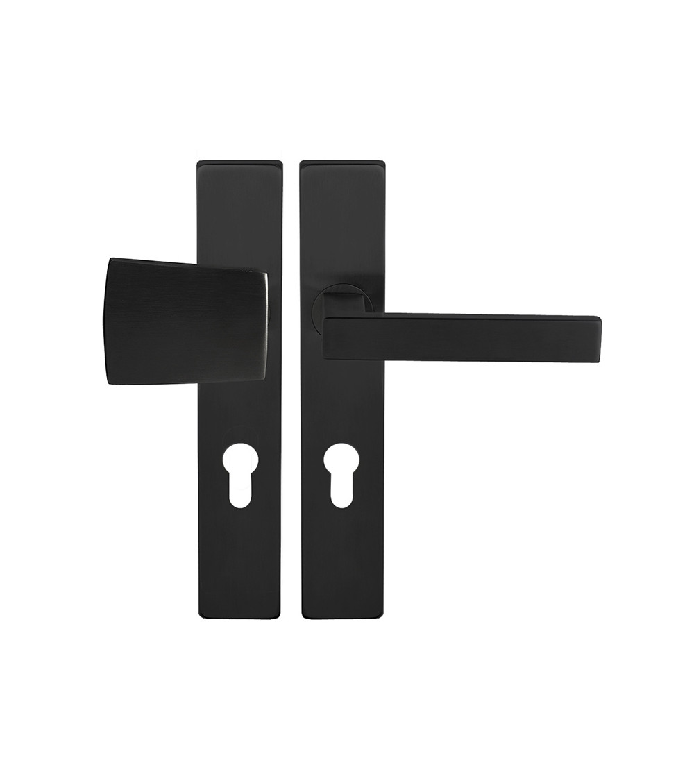 Conjunto de entrada Majestea/Thor preto em placa cilindro