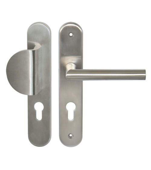 Conjunto de palier Demi Lune / Altesse em placa inox cilindro