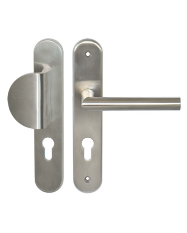 Conjunto de palier Demi Lune / Altesse em placa inox cilindro