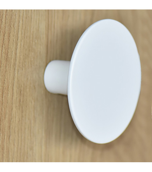 Cabide Disco fino Branco D.80